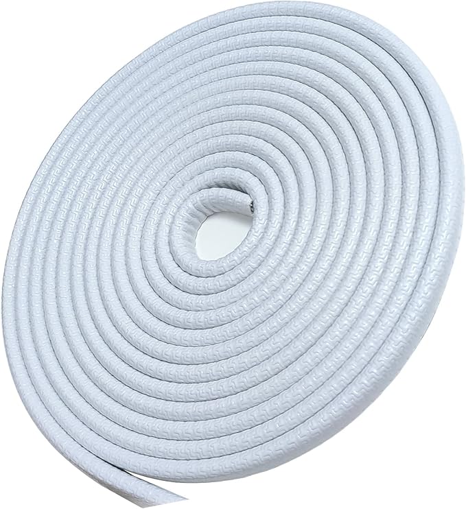 SYOAUTO 32Ft(10M) Door Edge Guard White Car Door Edge Guards Door Edge Protector for Cars Rubber Auto Door Trim U Shape Build in Metal Sheet No Need Adhesive Easy to Cut Door Guards for Most Cars
