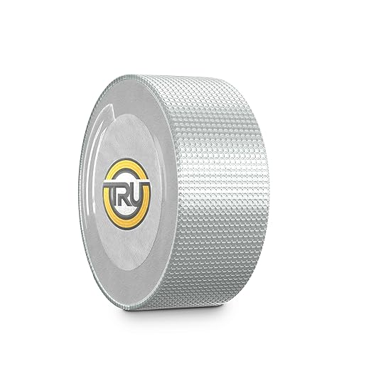 T.R.U. Waterproof Aluminum Butyl Silver Tape Roof Leak Patching: Ideal for RV Repair, Glass, Air Mattress Patch, Window Caulking, Boat Sealing. 2”(50 mm) X 5.55 Yds (16.7’). 24 Rolls