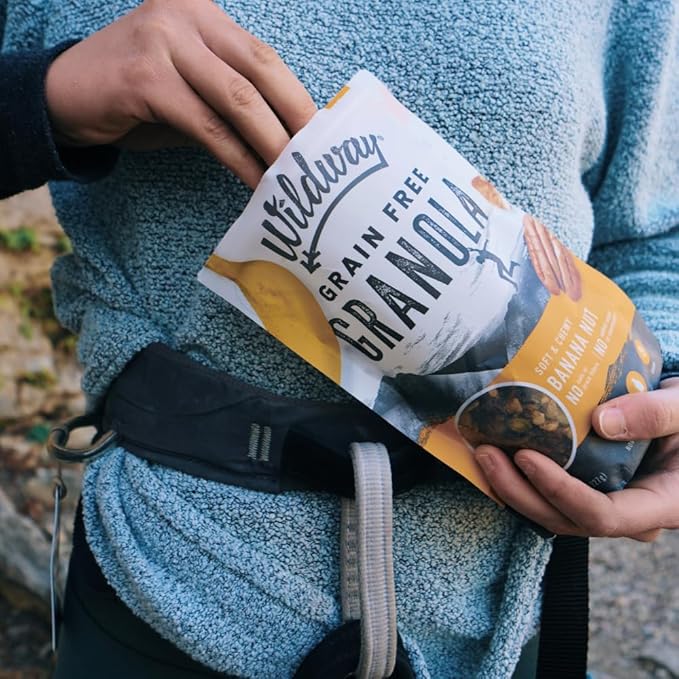 Wildway Keto Granola | Dark Chocolate Sea Salt | Grain-Free Certified Gluten-Free Cereal | Vegan, Low Carb | No Sugar Added | Paleo-Friendly, Non-GMO Fruit & Nut Clusters | Nutrient-Rich | 8oz, 3 Pack