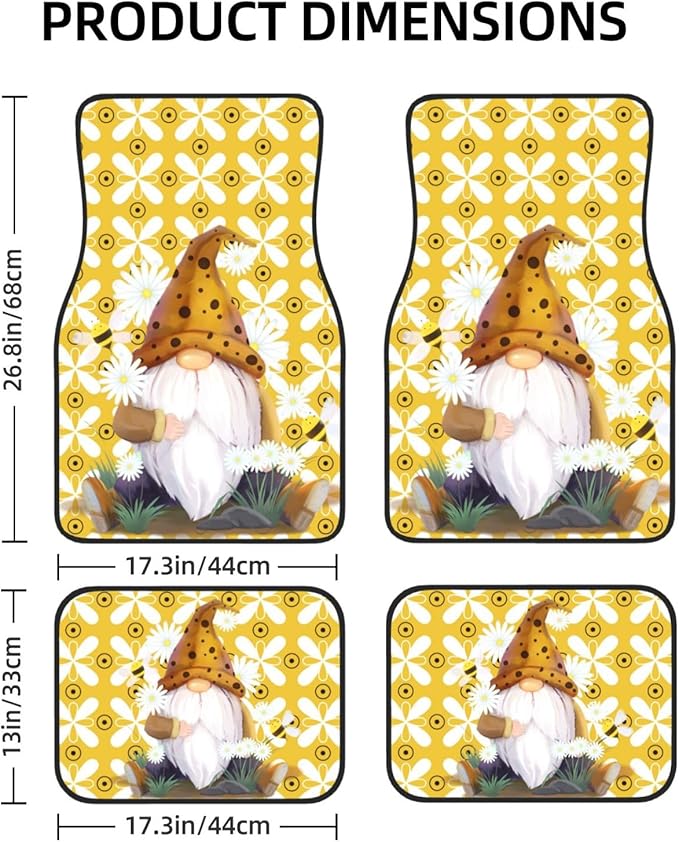 Personalized car mats 4 Pieces Custom Floor mats for Cars SUV Sedan Truck Van add Text and 3D Picture (New Black)