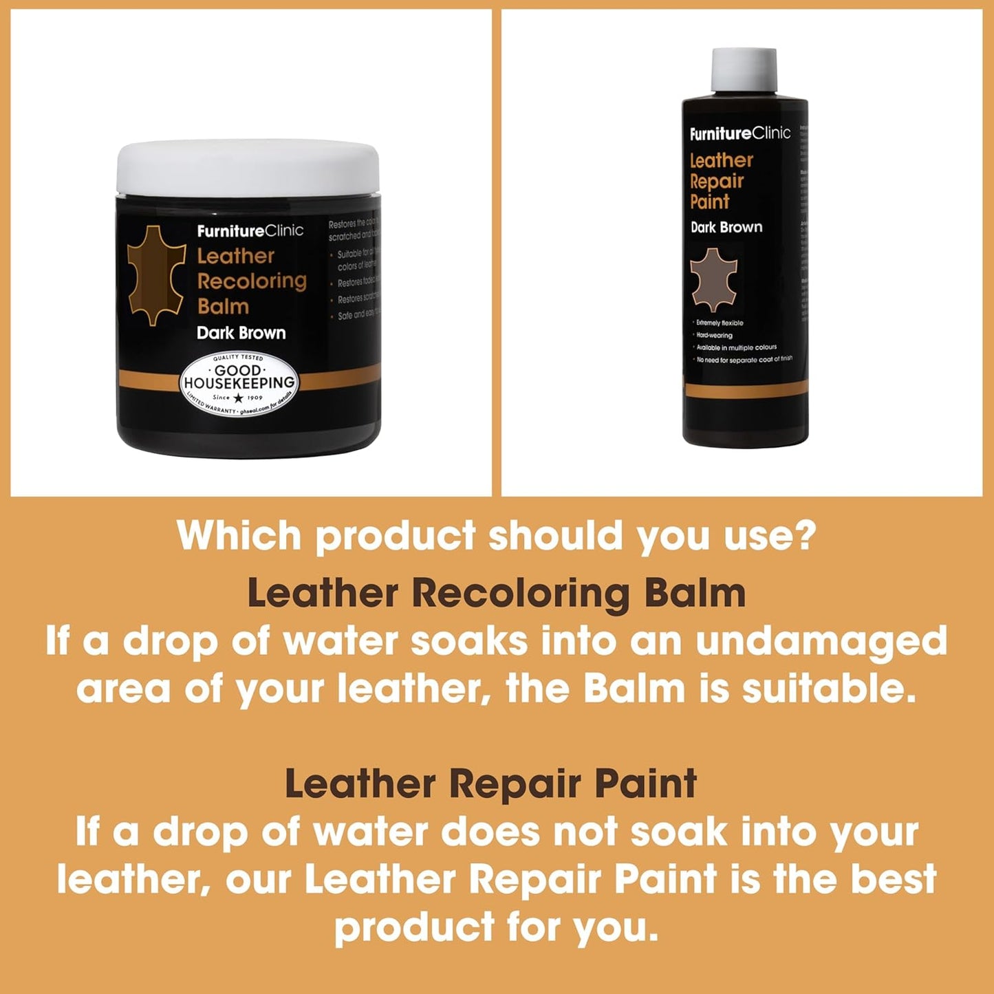 The Original Leather Recoloring Balm by Furniture Clinic - Pine Green Leather Dye for Furniture, Couches & Car Seats - Restore Scratched, Faded, & Damaged Surfaces