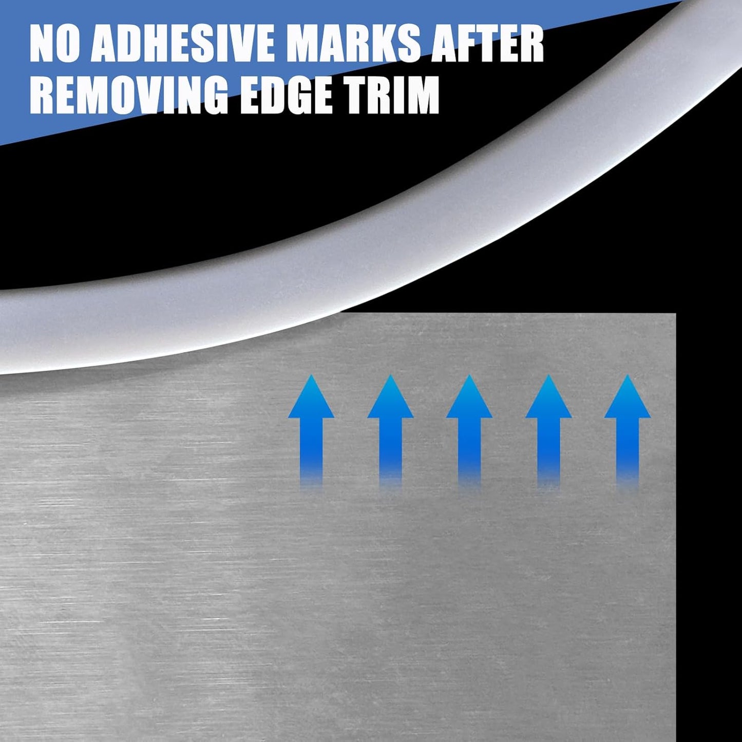 Rubber Edge Trim, Flexible Edge Trim for Sharp Edge, 1/16" U Channel Edge Protector, Self Adhesive Edge Guards for Car Doors and Sheet Metal Parts, 10Ft, Grey Color