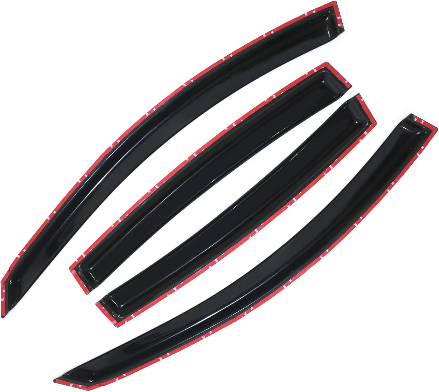 Smoke Sun/Rain Guards Window Visors Compatible with Maxima 2004-2008 Wind Deflector 4pcs 94017