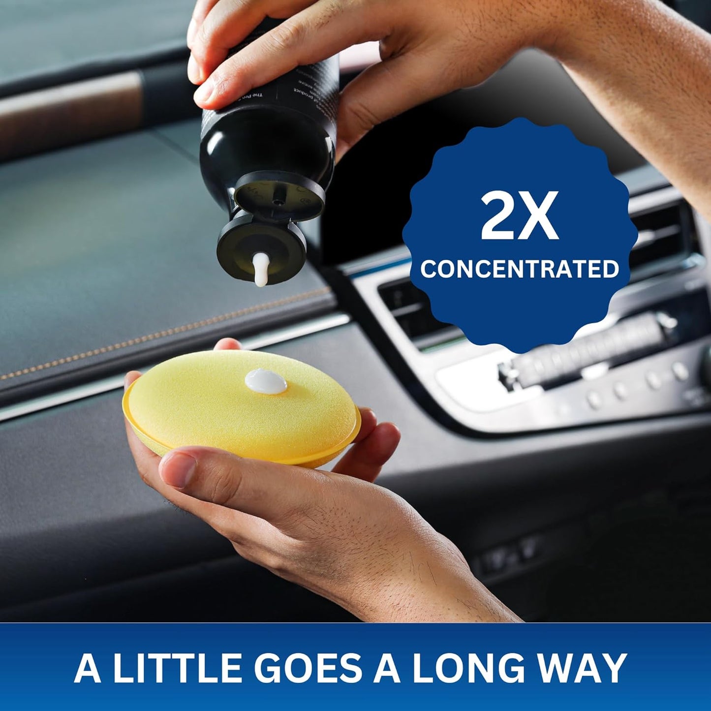 Multi-Surface Car Detailer | Trim Shine, Tire Shine, Interior Shine | Easy Apply, Long Lasting, No-Residue Formula | Back to Black Trim Restorer | Safe Car Detailing