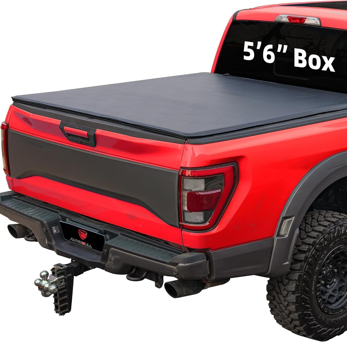 Soft Tri Fold Tonneau Cover Compatible with 2007-2021 Toyota Tundra(Excl. Trail Edition) 5.5ft Bed (66.7"), Vinly Top Alloy Steel Structure
