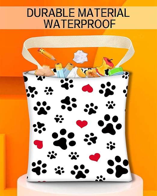 Car Garbage Can, Hanging Car Trash Can for Back Seat Organizer, Cute Dog Paws