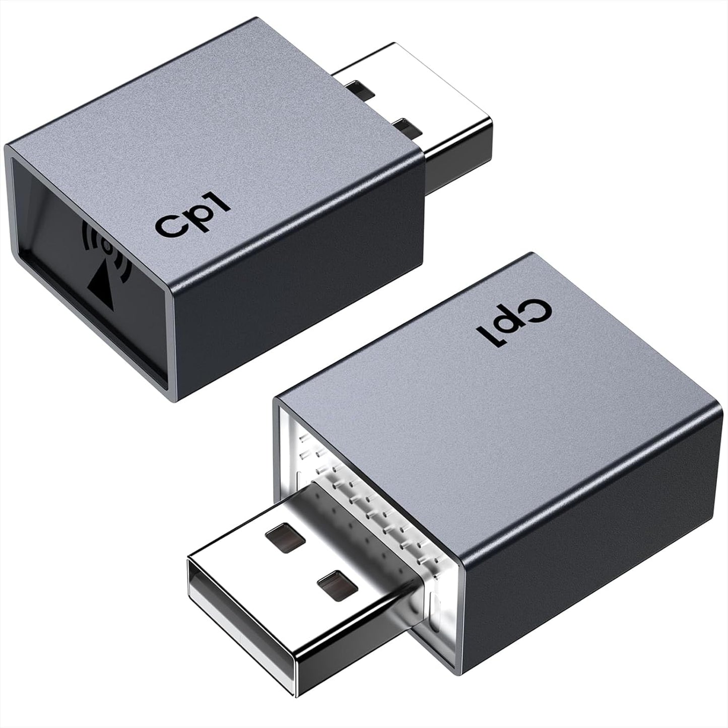 Carplay Wireless Adapter for Apple iPhone - Convert Wired to Wireless Bluetooth Car Play Adapters for Cars from 2016 and iOS 10+, No Latency,Plug and Play Easy Use, Mini USB Type A Black