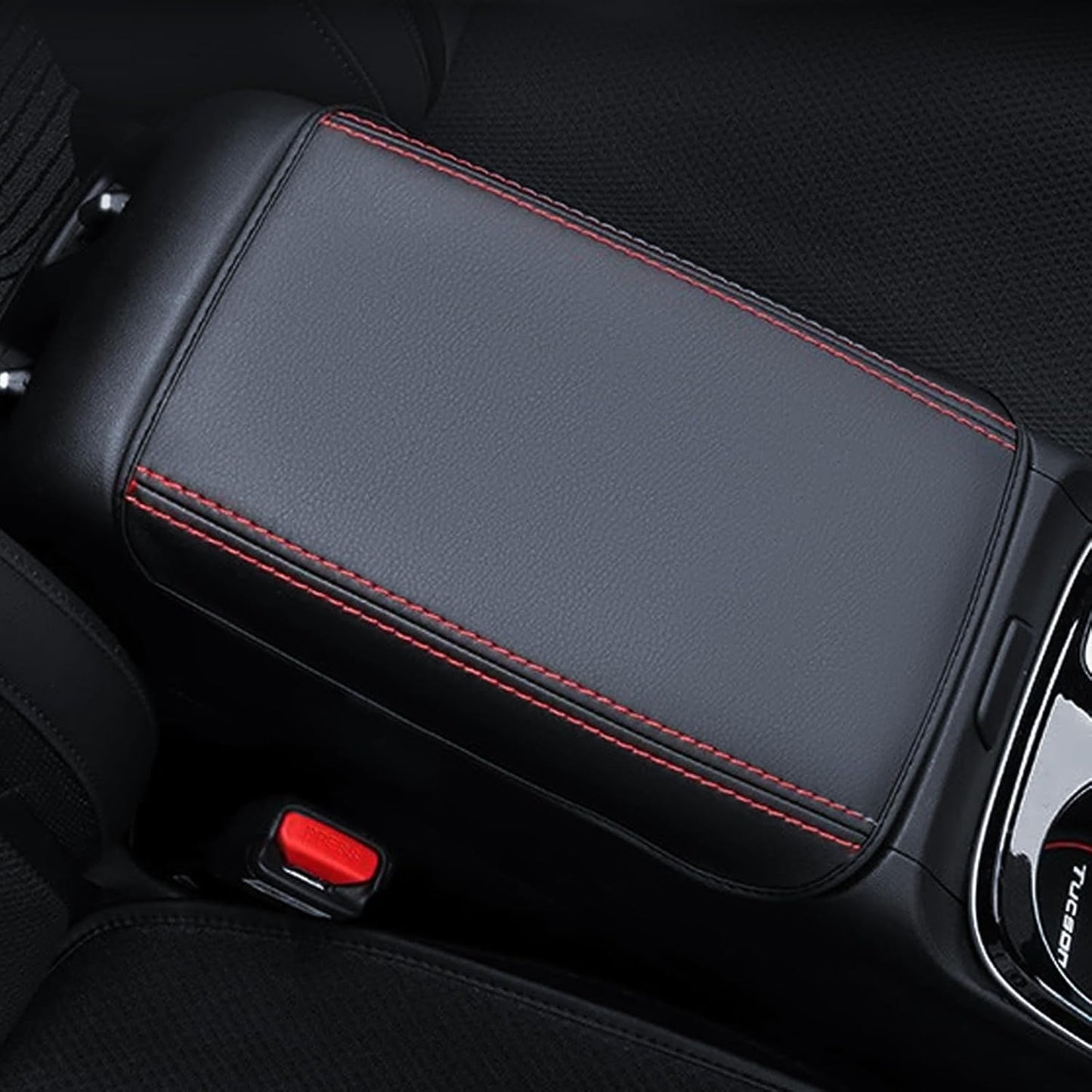 Armrest Cover for Hynudai Tucson 2022 2023 2024 Accessories Center Console Middle Lid Pad Protector for Car Elbow Rest