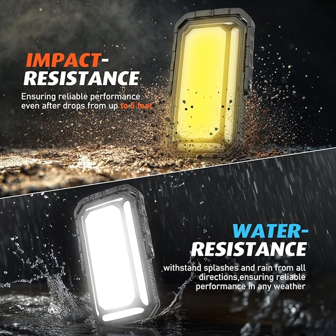 LED Camping Lantern Rechargeable, 10000mAh Portable Camping Lights up to 120+ Hours, 12 Light Modes, Dimmable, LCD Digital Display, Waterproof, Camping Essentials for Power Outages, 10 Packs