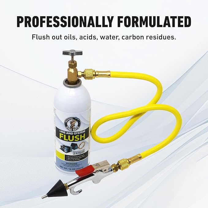 AC Flush Solvent | Pressurized Solvent for Cleaning HVAC Line Set and Any Refrigerant-Based Systems