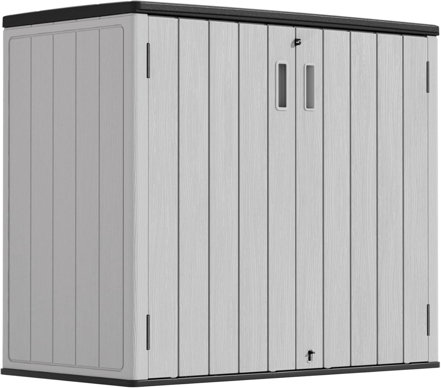 Outdoor Storage Cabinet for Patio & Garden Shed, 37Cu.ft Outdoor Storage Shed Waterproof,Horizontal Outdoor Cabinet for Garage, Pool Storage.