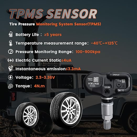 Set of 1 TPMS Sensor Tire Pressure Monitoring System Sensor 315MHz Compatible with Toyota Alphard Asian Dragon Prius Corolla iM Vios GT86 Land Cruiser Prado Yaris Wilfa FR-S Replaces# 4260706020