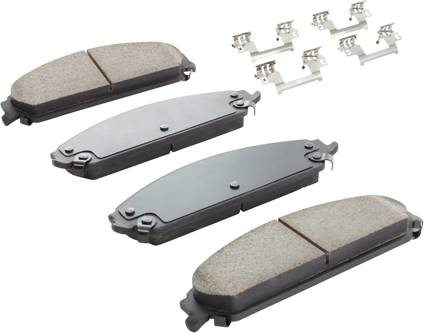 Premium Ceramic Front Brake Pads (1001-1058C) Compatible with Chrysler 200 2014-2013, 300 2023-2005, Dodge Caliber 2009-2008, Challenger 2023-2009, Charger 2023-2006, Magnum 2008-2005
