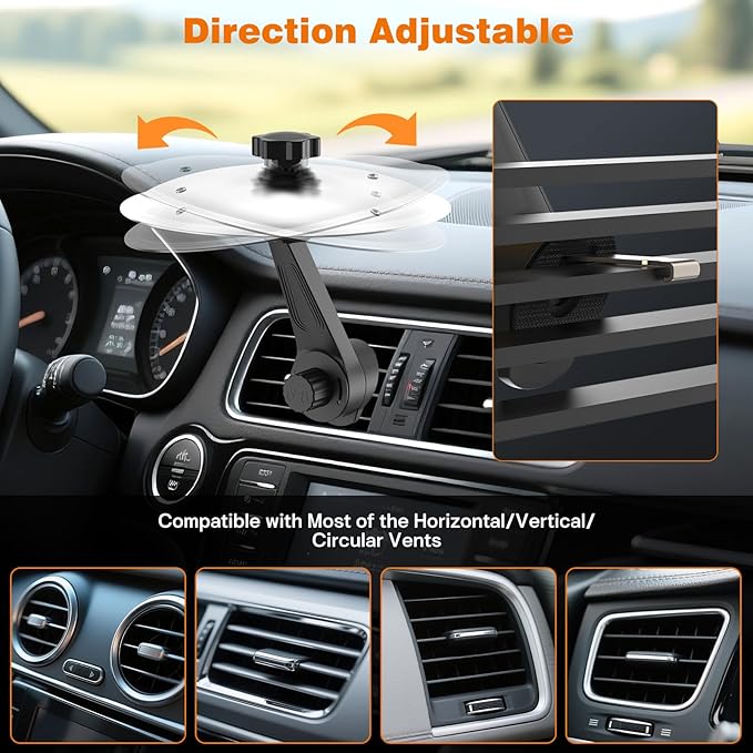 Car Cymbal Air Vent, Mini Drum Crash Cymbal Set with Mini Drum Stick, Funny Musical Instruments Gadget for Drummer Music Lovers Gift, Compact Durable Car Accessory for Most Vehicles(Silver)
