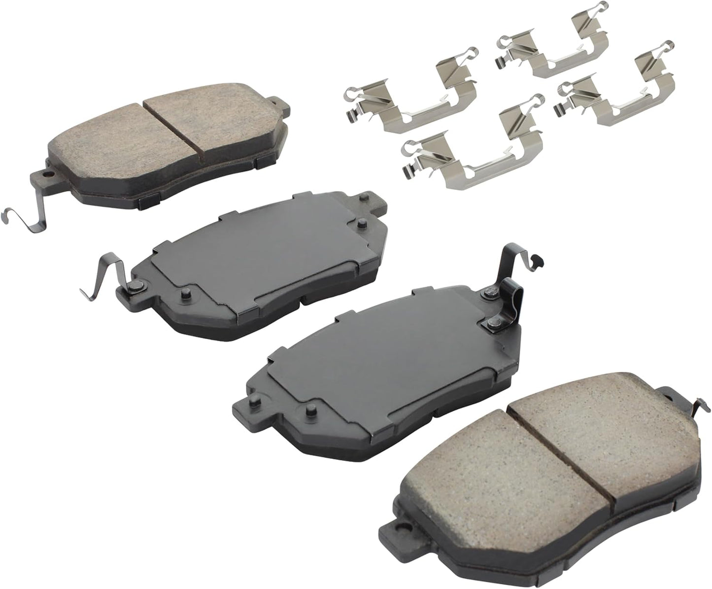 Premium Ceramic Front Brake Pads (1001-0969C) Replacement for INFINITI FX35 2005-2003, FX45 2005-2003, Nissan Altima 2006-2005, Maxima 2008-2004, Murano 2011-2003