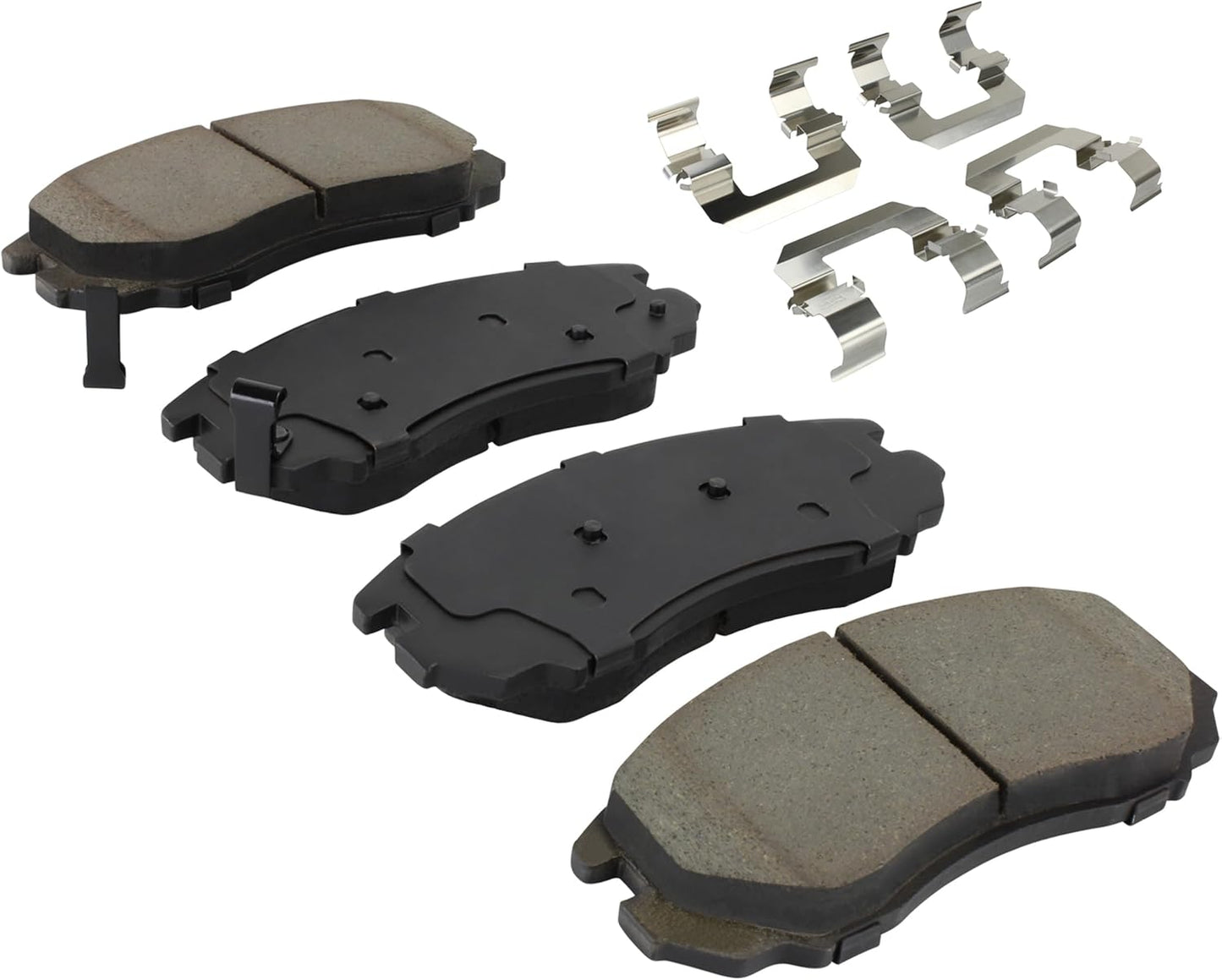 Premium Ceramic Front Brake Pads (1001-1104C) Compatible with Hyundai Tiburon 2004-2008