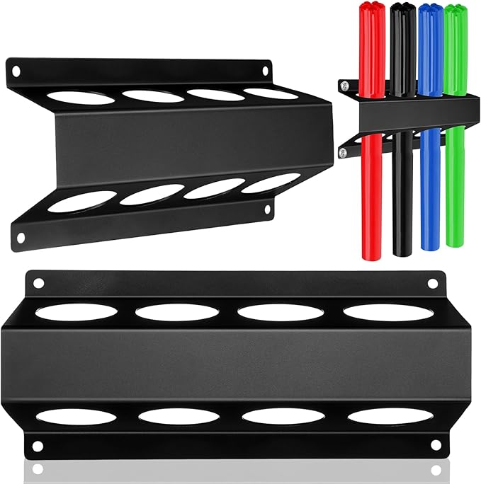 4 Slot TIG Welding Rod Holder Storage Tubes Rack Welding Filler Rod Tubes Organizer Wall Mount Container Shelf for Welder Table