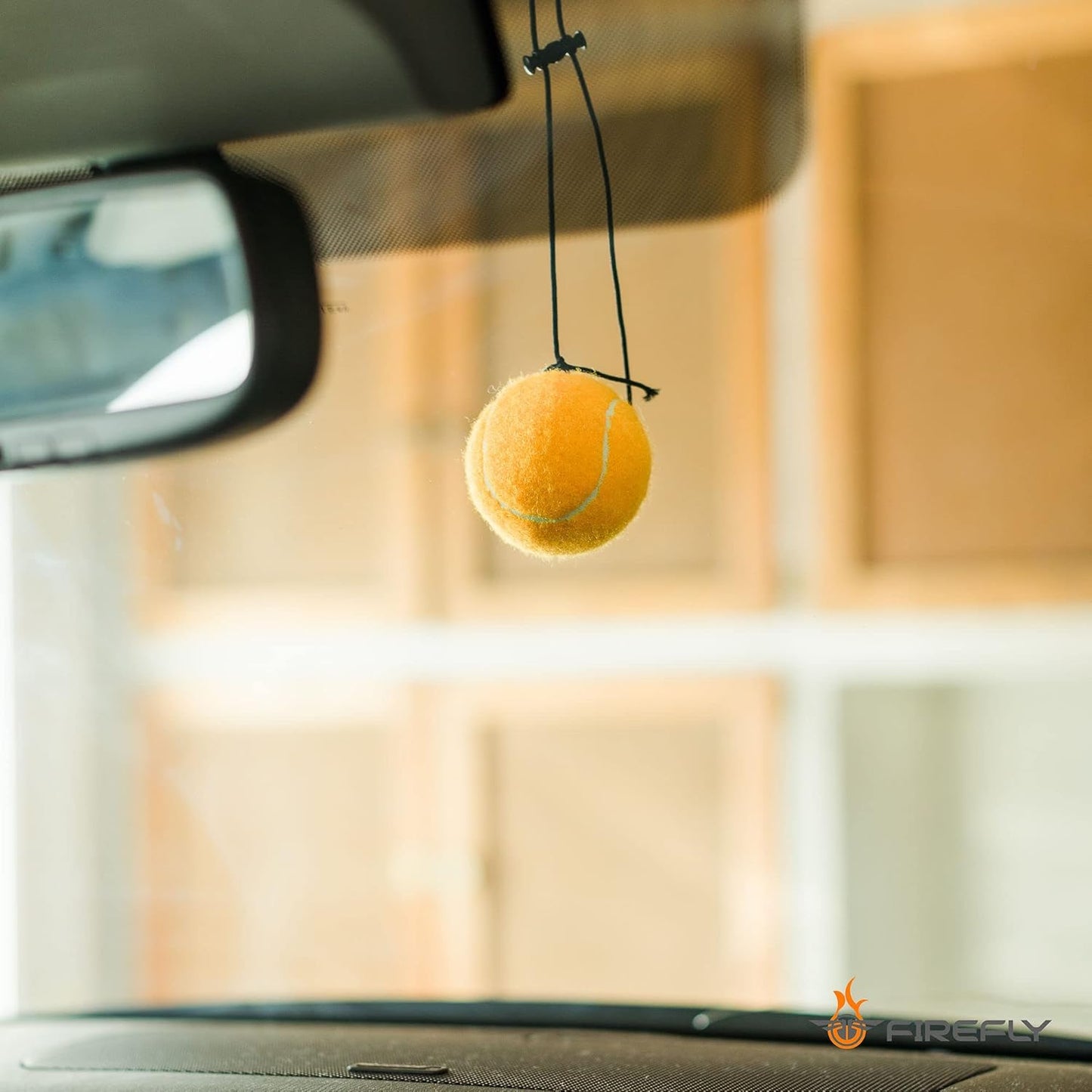 Garage Parking Aid Tennis Ball on a String for Garage Parking Precision Parking Guide Garage Car Stop Indicator | One-Pack