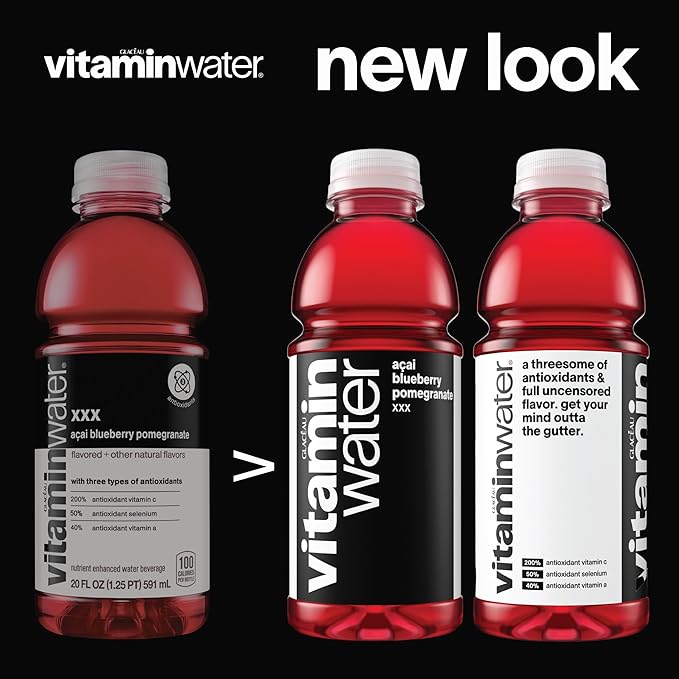 vitaminwater Essential Orange-Orange, Flavored Water Beverage, 20 fl oz Bottles, 12 Pack