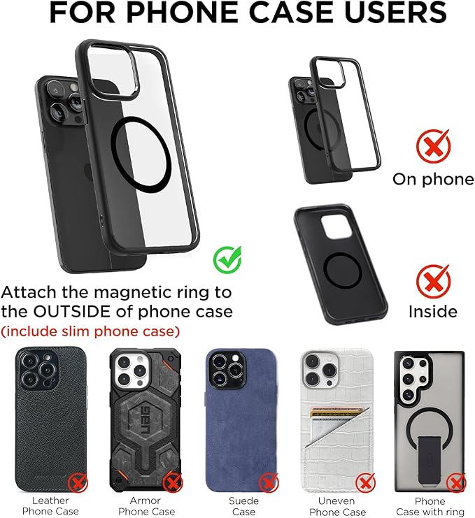 Vacuum Magnetic Phone Holder for Car Suction Cup Phone Mount Adjustable Suction Phone Mount 2026 Upgraded Vacuum Magnetic Phone Stand for All Smartphones White