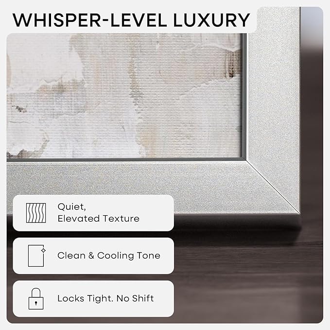 Homeforia Silver 22x28 Picture Frame, Rectangular Metal Poster Frame with Mat, 22 x 28 Frame Matted to 18 x 24 Photo, Wall Mount, Minimalist Style, Tempered Glass, Wall Hook Included