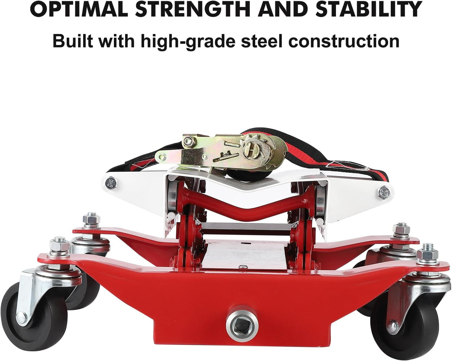 450 Lbs Auto Repair Lifting Jack - Heavy-Duty Transmission Jack for Easy Vehicle Maintenance and Transmission Replacement