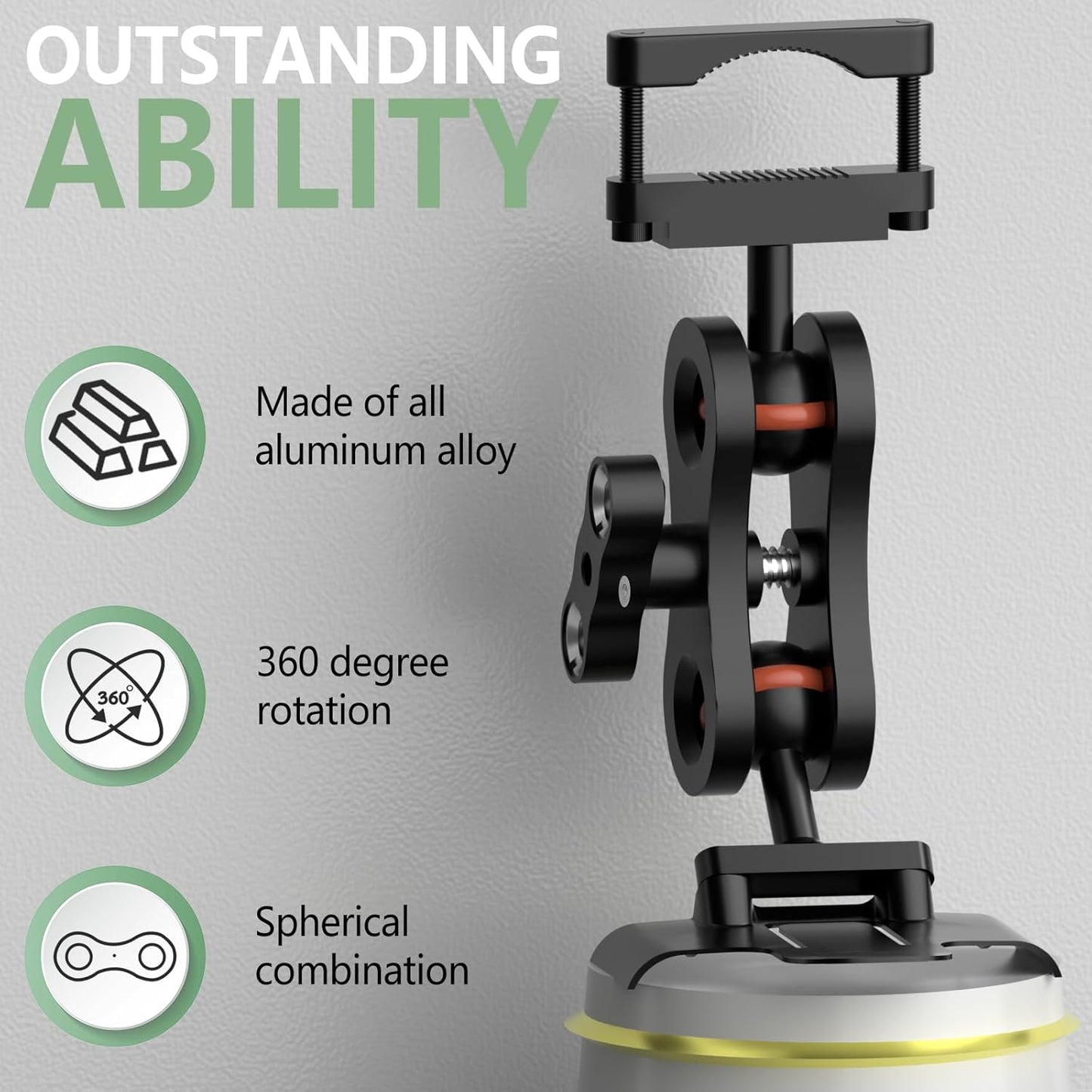 Radar Mount Mirror Mount Bracket，Aluminum Radar Detector Mount (for Valentine One V1 Gen1 Radar Mount)