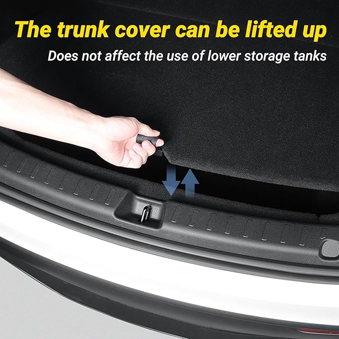 2025 2026 Model Y Juniper Rear Bumper Guard 1 PCS Anti-Scratch TPE Rear Trunk Door Sill Protector for Refresh Model Y Juniper Internal Accessories