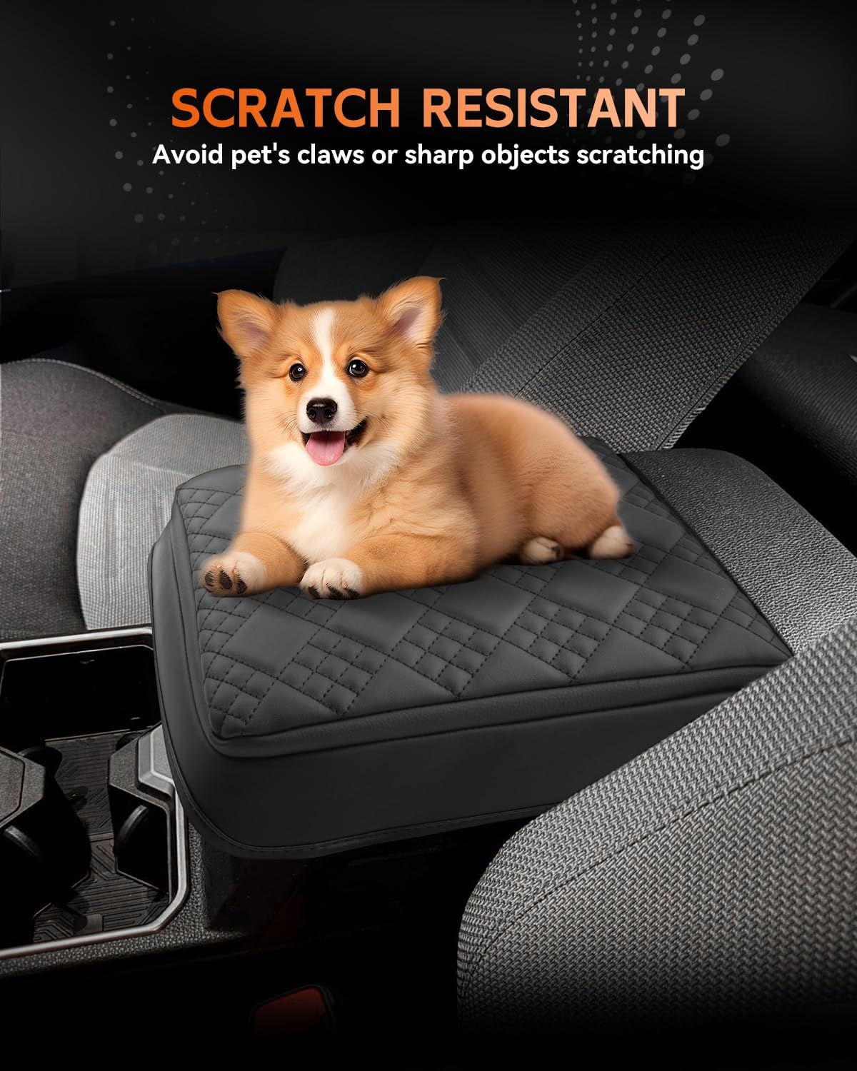 CDEFG for 2025 Toyota 4Runner Center Console Cover Armrest Box Cover for 4Runner (SR5, TRD Sport, Off-Road, Premium, Limited, Platinum, Trailhunter) 2025+ Accessories Console Arm Rest Protector