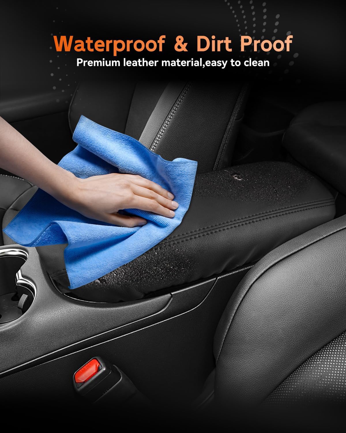 CDEFG for 2021-2025 Toyota Venza Center Console Cover Armrest Box Cover for 2021 2022 2023 2024 2025 Venza (LE, XLE, Nightshade Edition, Limited) Accessories Console Arm Rest Protector