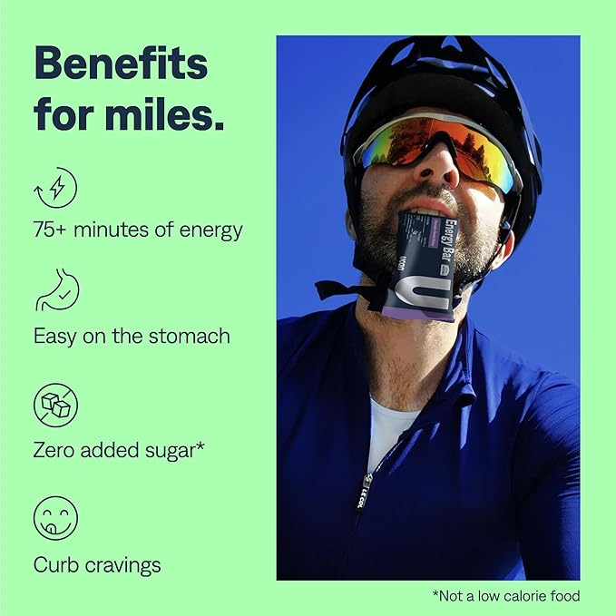 UCAN Energy Bars | Low Sugar, Low Calories | Gut Friendly, Caffeine-Free, Vegan, Non-GMO, No Soy, Keto Friendly | Running, Cycling, Fitness, Pre & Post Workout | Chocolate Almond Butter 12 Count