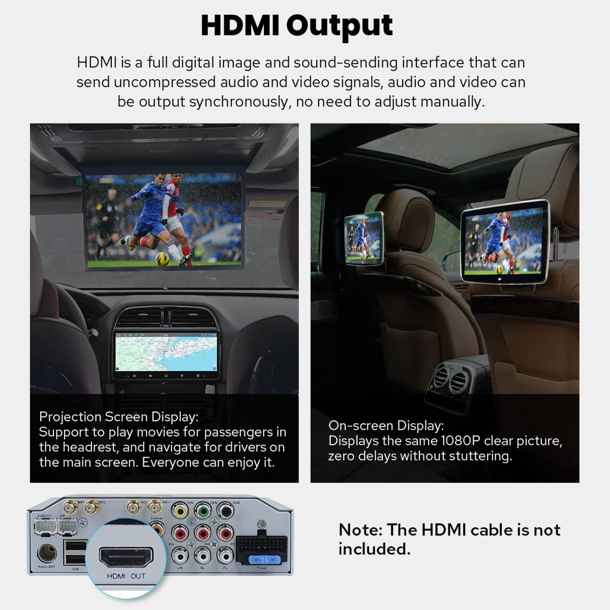 Joying 8.9" Single Din Touchscreen Radio Android 13 Head Unit with Carplay and Android Auto 4GB+64GB Detachable Car Stereo with Bluetooth, AM/FM, Subwoofer Output, GPS(JY-HTS01N4)