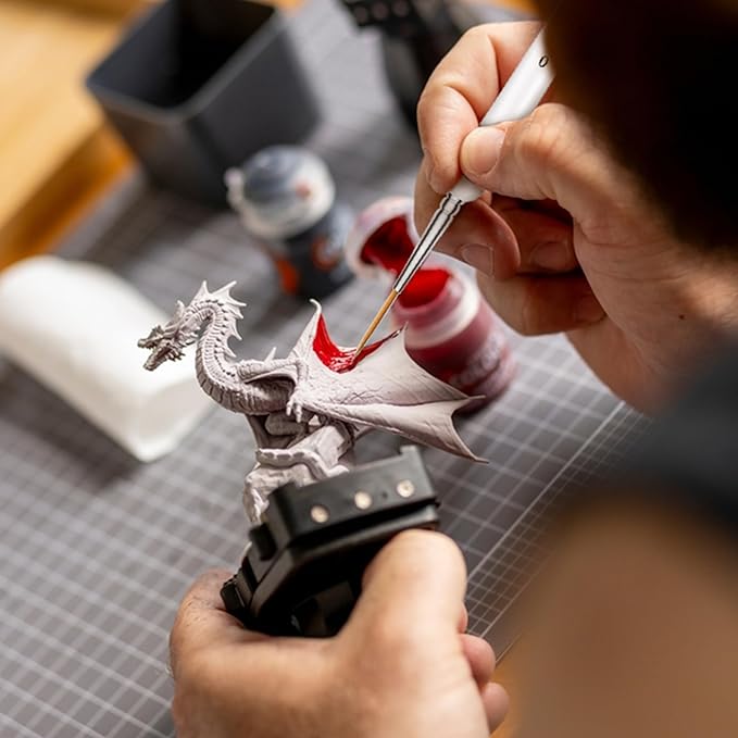 XDT Rigger Brushes,Watercolor & Liner Brushes Set with Slender Nylon Hair– Comfort Grip Detail Paint Brushes for Acrylic, Oil & Fine Art