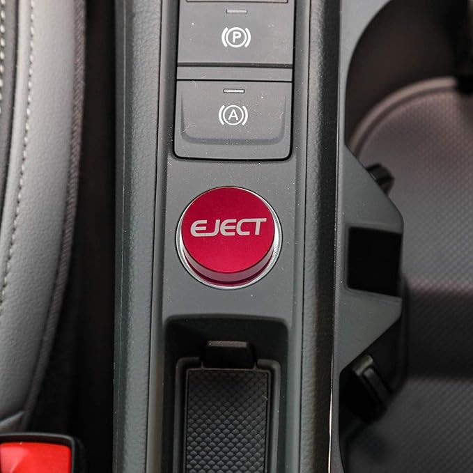 Billet Aluminum Cigarette Lighter Plug Cover, Fits All Vehicles with Standard 12 Volt Power Source (Eject)