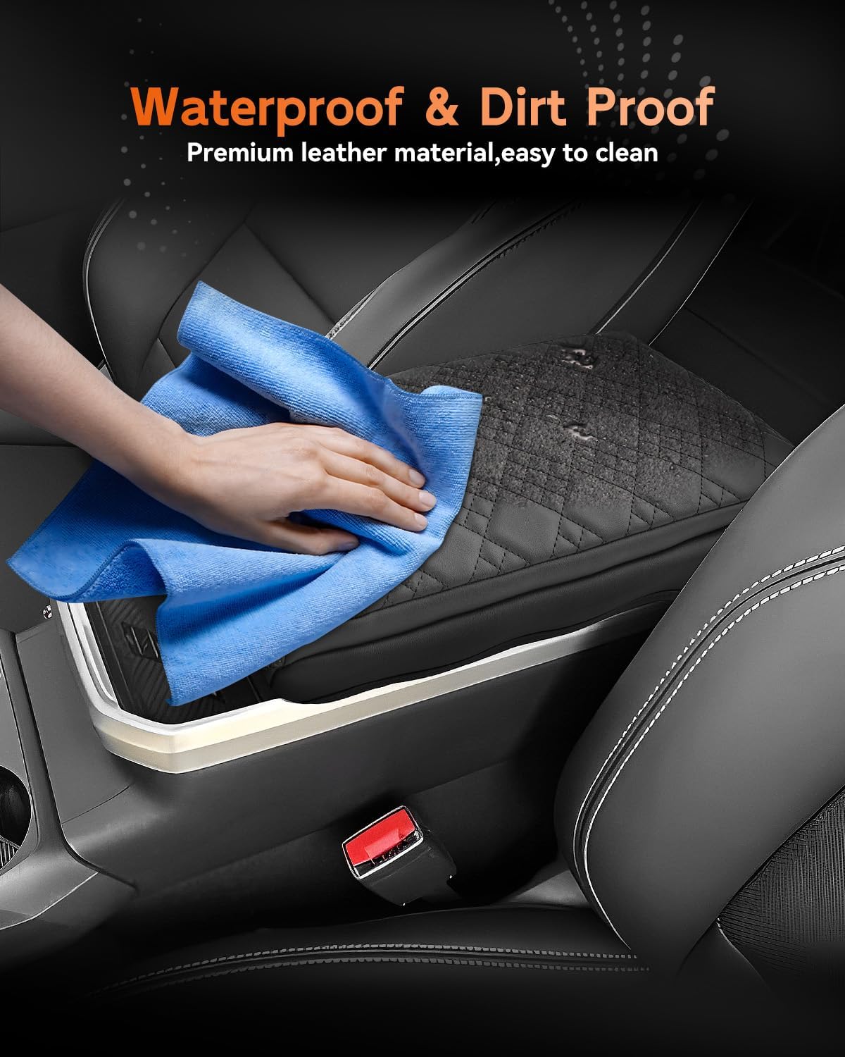 CDEFG for 2025 2026 GMC Terrain Center Console Cover Armrest Box Cover Terrain (Elevation, AT4, Denali) Accessories Console Arm Rest Protector Thickened