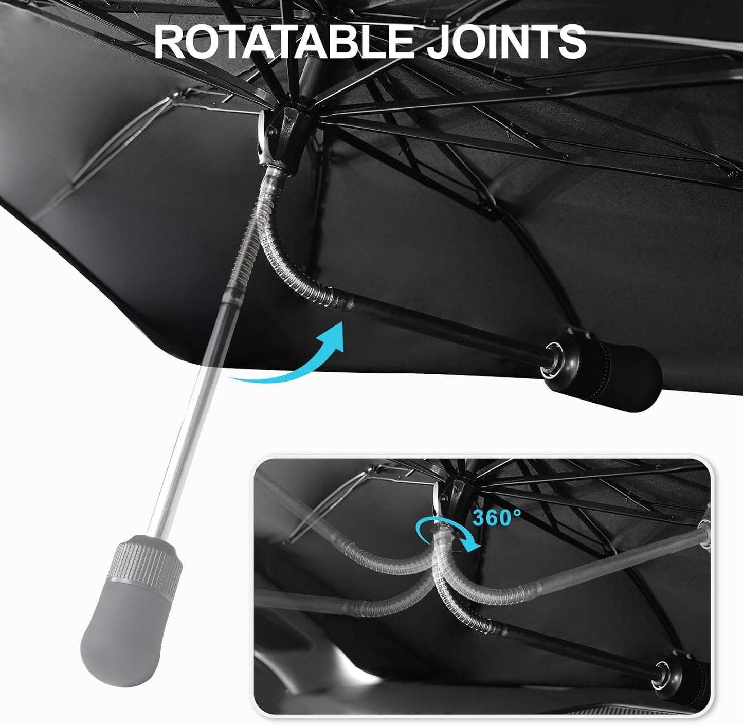 2019-2025 Upgraded for Chevy Silverado 1500 Sunshade, Portable Foldable Sunshade, [Nano Ice Crystals Coating] UV Protection, Keeps Interior Cool (for Chevy Silverado 1500 2019-2025)