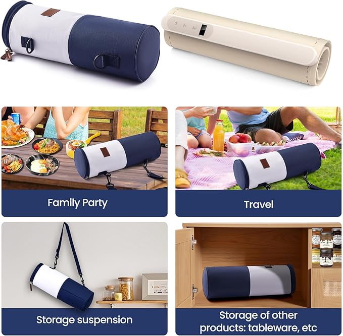 Warming Mat For Food Case, Heating Mat Storage Bag With Dustproof Oxford, Insulation Layer For Parties, Buffet, Travel,Indoor Universal Use