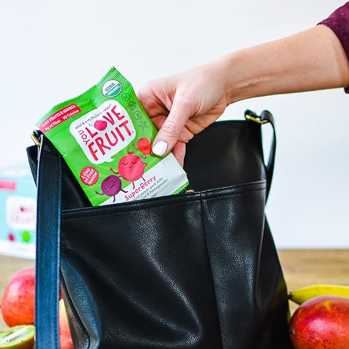 YOU LOVE FRUIT – SUPERBERRY All Natural Fruit Snacks, Healthy Snack Pack, Real Fruit! Gluten Free, Non GMO, Vegan, Fiber packed, Low Fat, Kosher, Variety Pack, Great For Adding To Gift Box, 1.0 oz (Pack of 12)