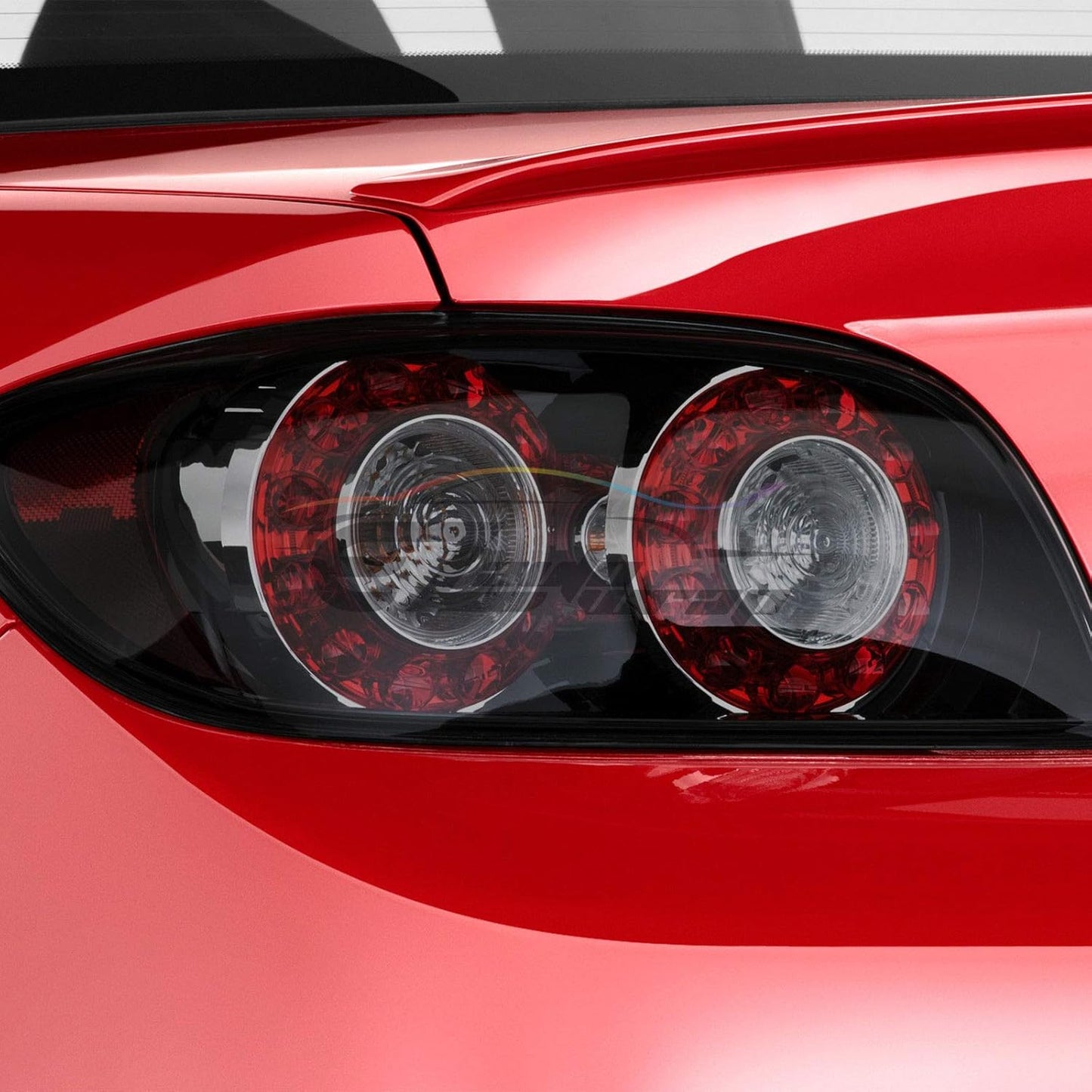 EZAUTO WRAP Free Tool Kit 12"x60" (1FT x 5FT) Glossy Medium Black Smoke Headlight Taillight Fog Light Side Marker Vinyl Tint Film Self Adhesive