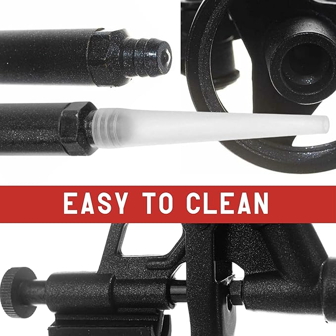 Heavy Duty Spray Foam Gun Kit – Red Insulation Foam Set with 2 Dispensing Guns 10 Nozzles Safety Glasses Removal Tools and Gloves Complete Expanding Dispensing Tool for Professional Use