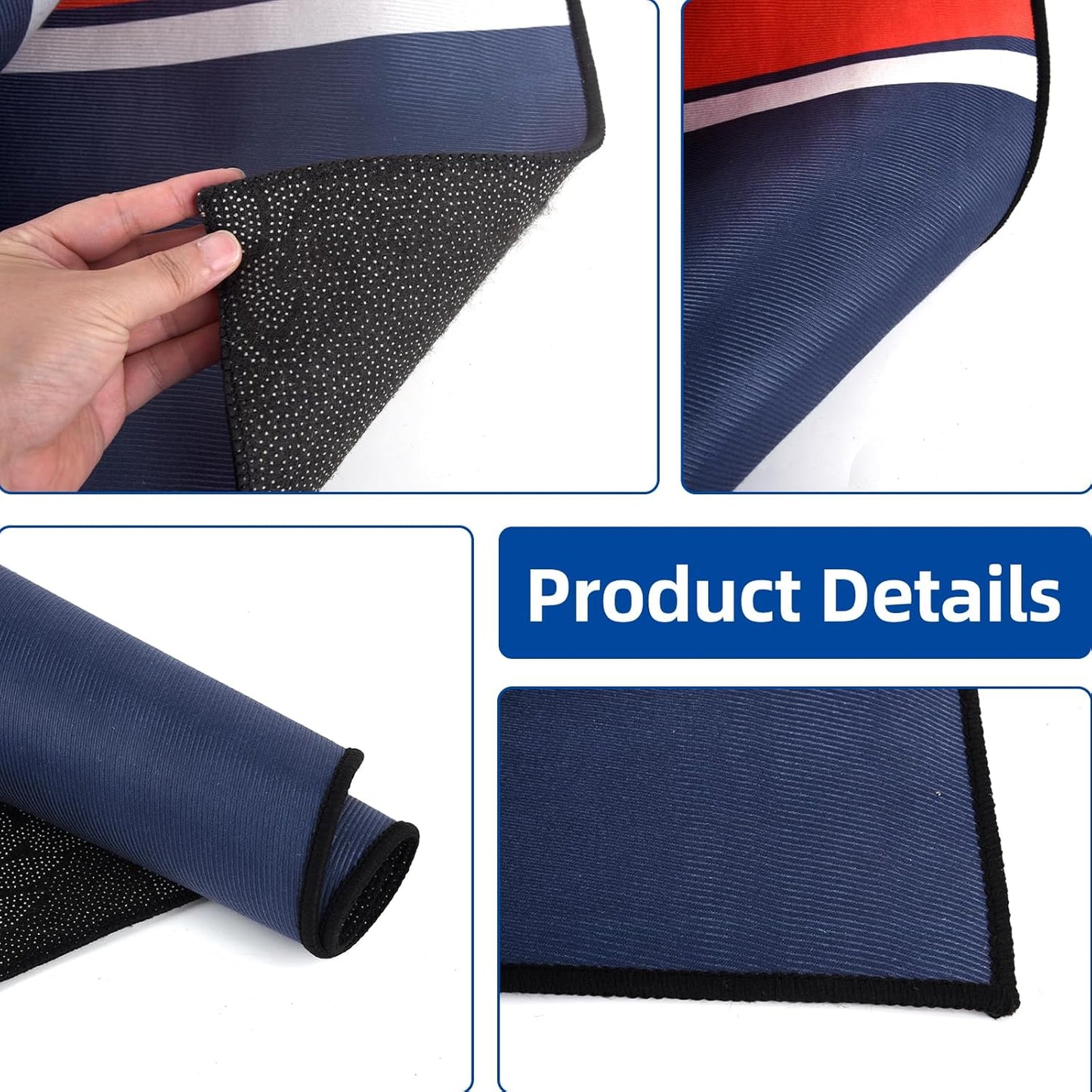 Motorcycle Mat, 78" L x 31" W Motorcycle Garage Mat Waterproof, Non-Slip, Heavy-Duty Surface for Display Decoration, ATVs & Workshop Use – Easy to Clean & Reusable