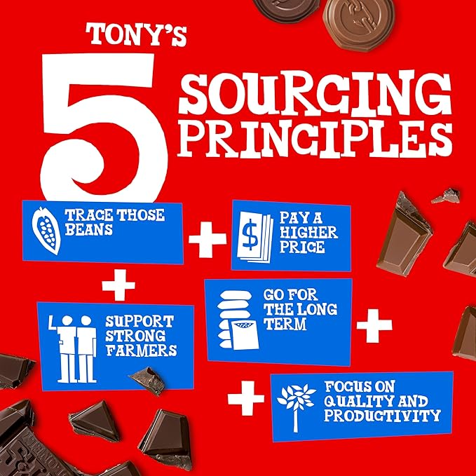 Tony's Chocolonely 32% Milk Chocolate Caramel Sea Salt Bars, 6.35 Oz, 4 Bars