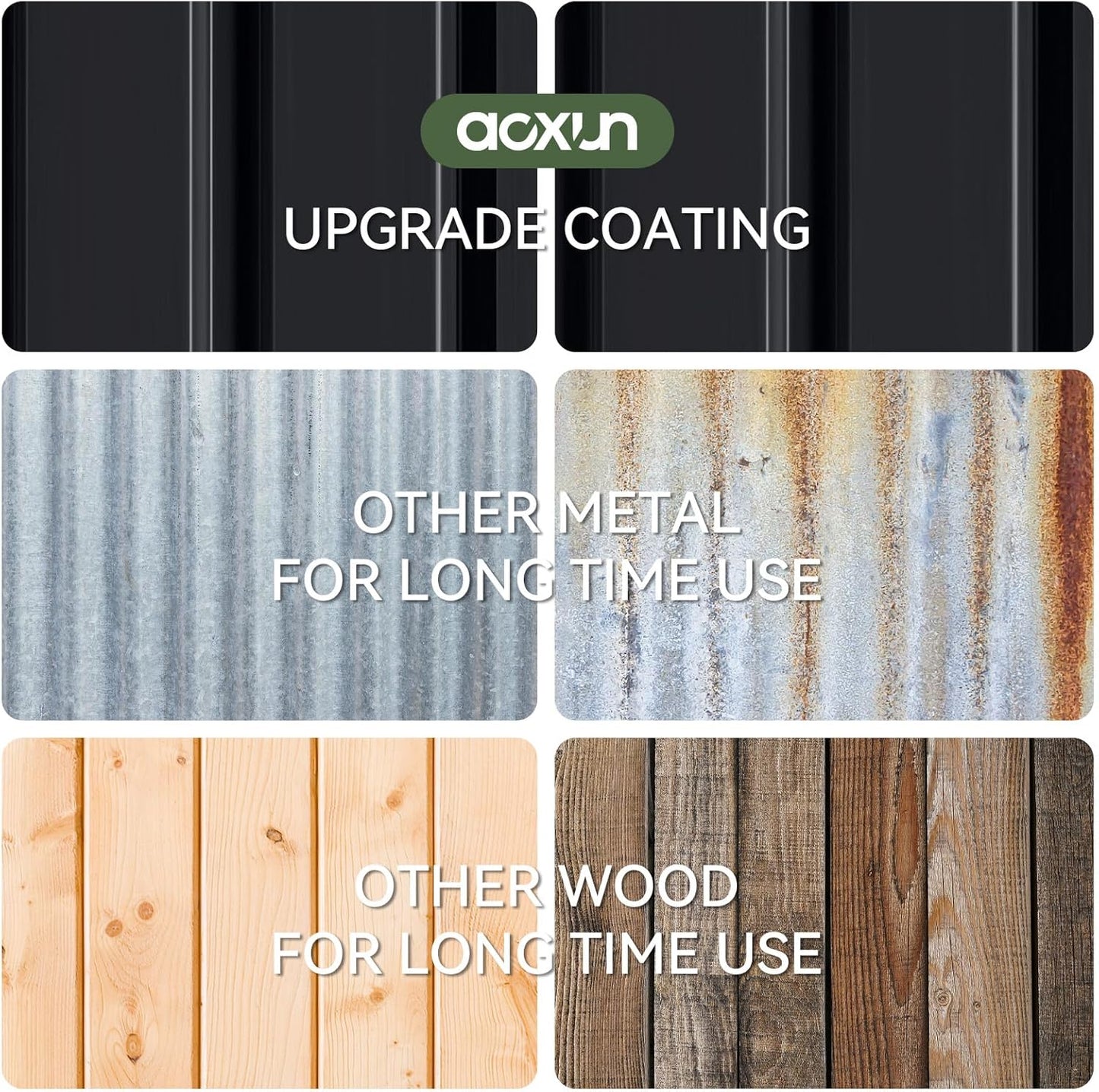 Aoxun 5x3FT Outdoor Shed Metal Storage Shed with Single Slooping Roof Lockable Door Steel Utility Tool Shed Outdoor Storage Garden Shed for Backyard Garden Patio Lawn, Black