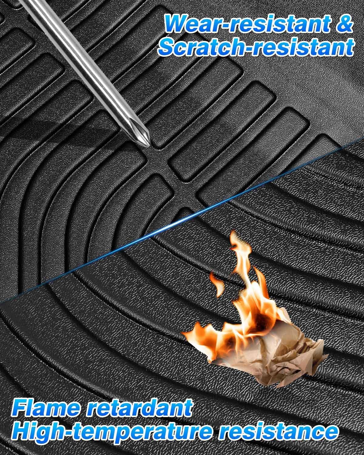 Cartist Floor Mats Custom Fit for Acura ILX 2013-2022 All Weather Floor Liners Front & 2nd Row Carpet Protection 3D TPE Heavy Duty Waterproof