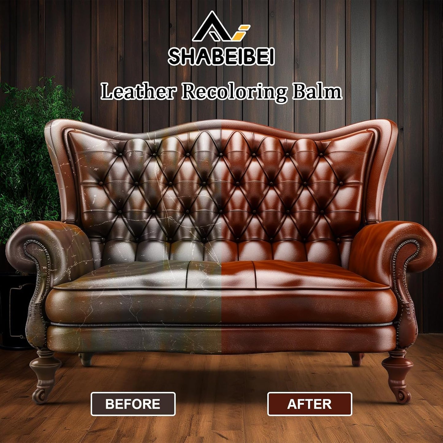 Leather Scratch Repair Balm-Leather Color Restorer for Couches Leather Scratch Remover for Carseat Boots Leather Couch Scratch Repair Couches (Dark Gray)