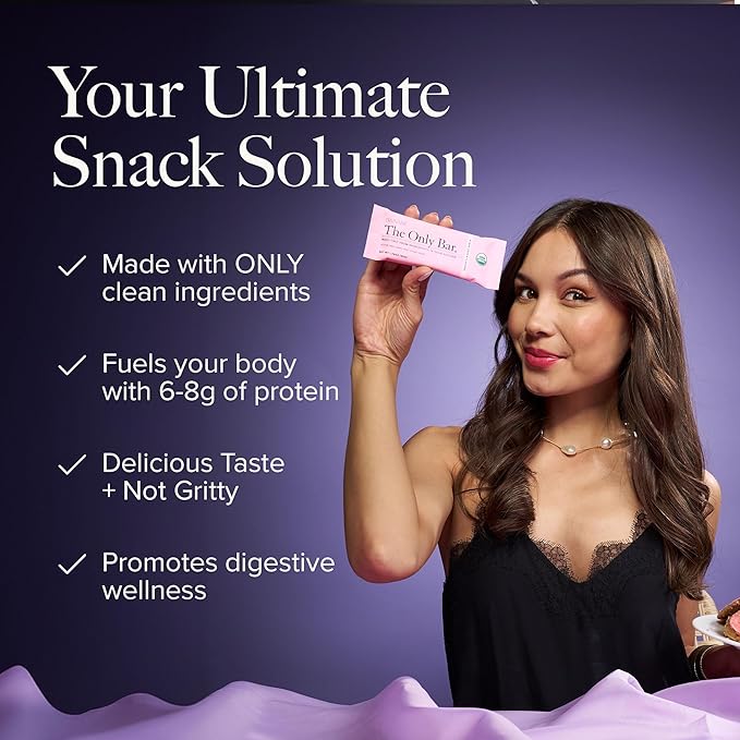 Truvani Plant Based Snack Bars | Sugar Cookie 1 Pack | 6g Protein | USDA Organic and Vegan | The Only Bar | Dairy, Soy, and Gluten Free | Individually Wrapped