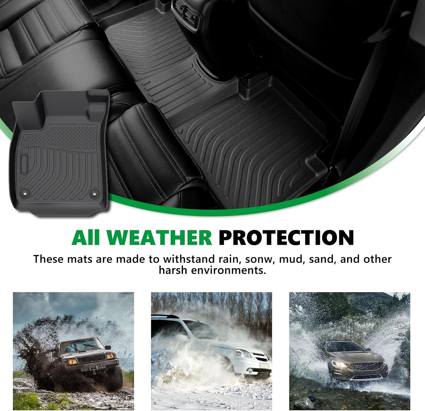 for BMW X1 Floor Mats 2025 2024 2023 Car Mats for BMW X1 All Weather Floor Mats Cargo Liner Anti-Slip Rubber Mats Custom Fit for X1 Accessories 2023-2025