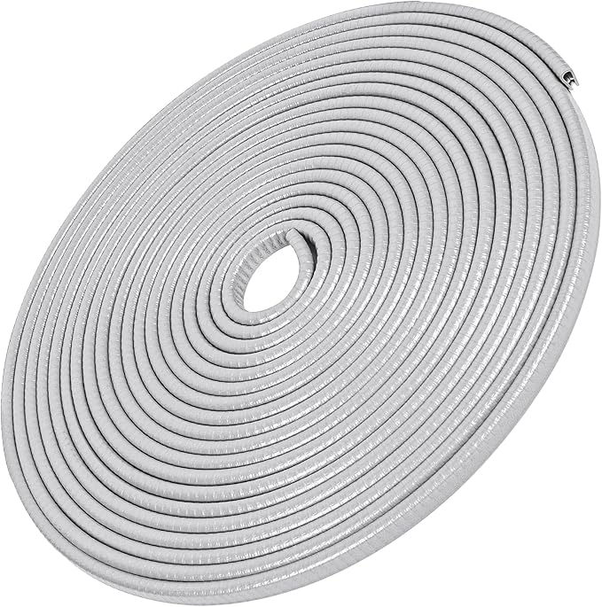 MYFAMIREA 33Ft(10M) Long Car Door Edge Guards, U Shape Edge Trim Rubber Seal Protector Car Door Protection Anti-Collision Rubber Clips Easy to Cut No Need Adhesive Fit for Most Vehicles| Grey