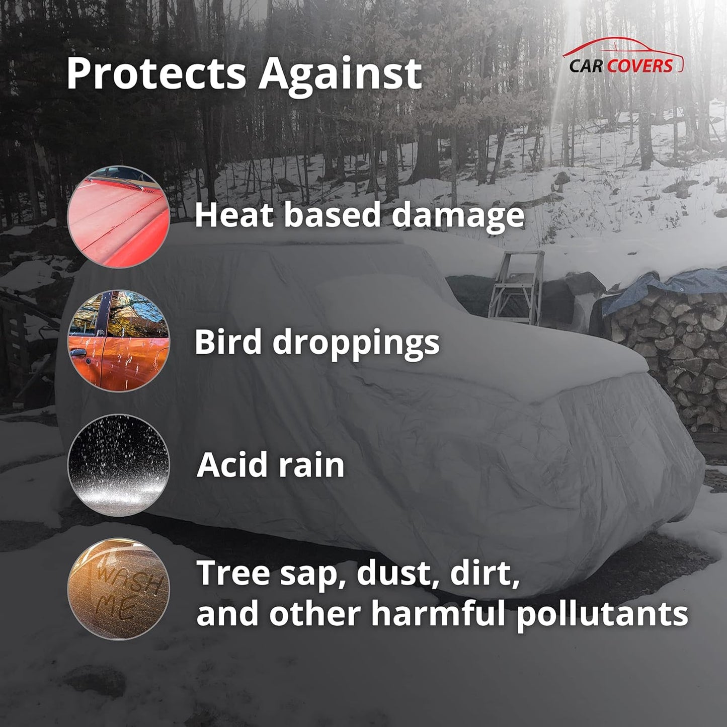 Car Covers Weatherproof Max Car Cover & Warranty Compatible with Porsche 1976-1977 911 Carrera 3.0 – Outdoor Cover Theft Cable Lock Car Accessories Better Than Waterproof