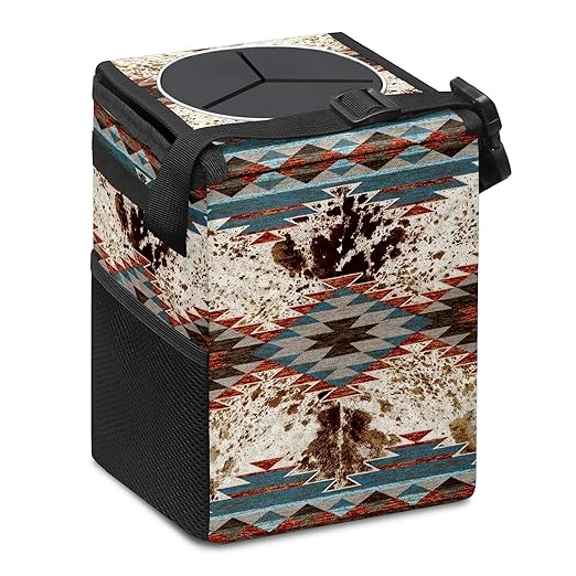 Car Trash Can with Lid Collapsible Reusable Waterproof Car Garage Bag,Automotive Garbage Can